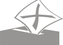 Una papeleta entrando en una urna